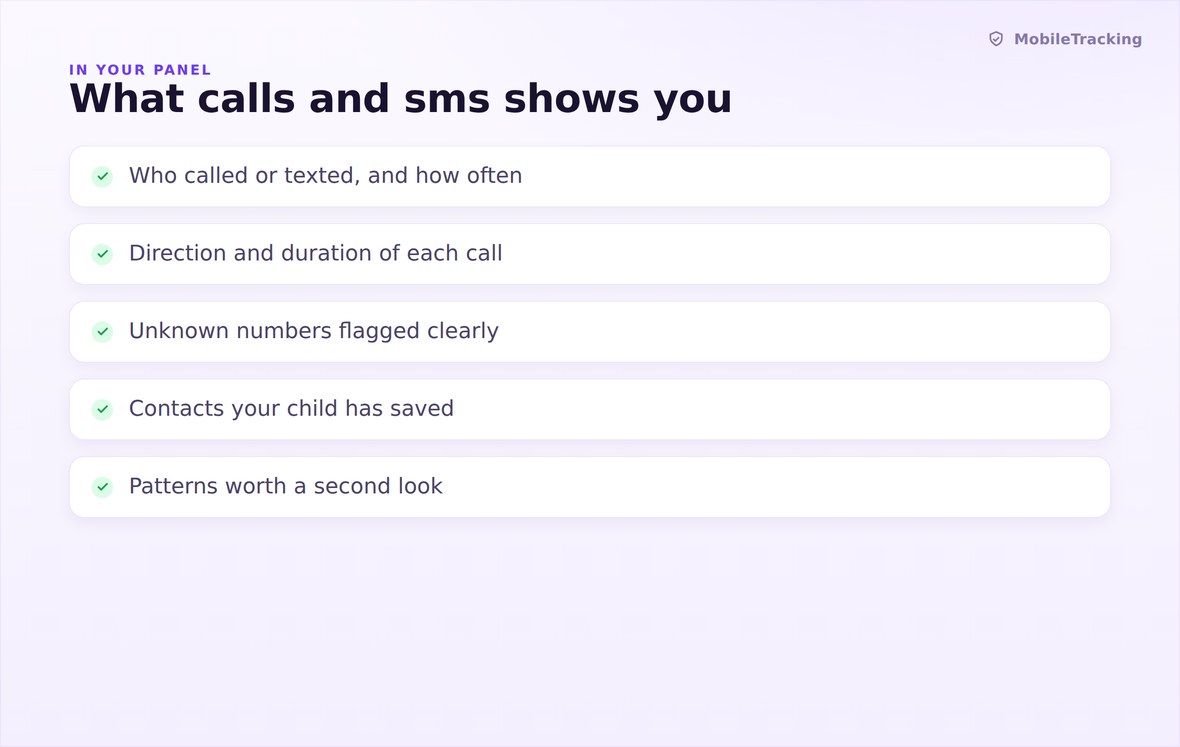 Summary card ranking the most frequent contacts of the week