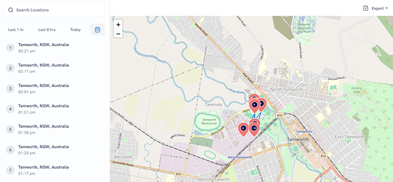 Location Tracking With MobileTracking App