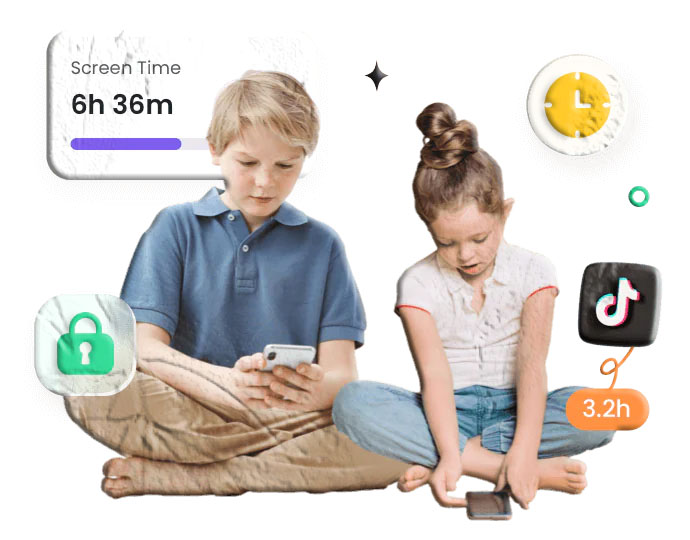 Family spending quality time together with phone put away, representing healthy screen time habits supported by MobileTracking parental controls
