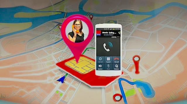 Parent tracking child's Android phone location for safety using a family locator app